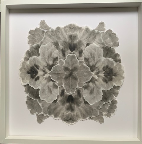 Allison Svoboda, ‘Mandala Flora 2’, 2010-2015, Drawing, Collage or other Work on Paper, Sumi-e ink on Mulberry paper, Olson Larsen Gallery