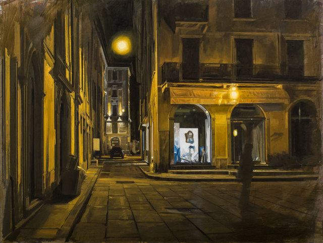 Nicola Nannini, ‘Notte gialla N.2’, 2019, Galleria Punto Sull'Arte