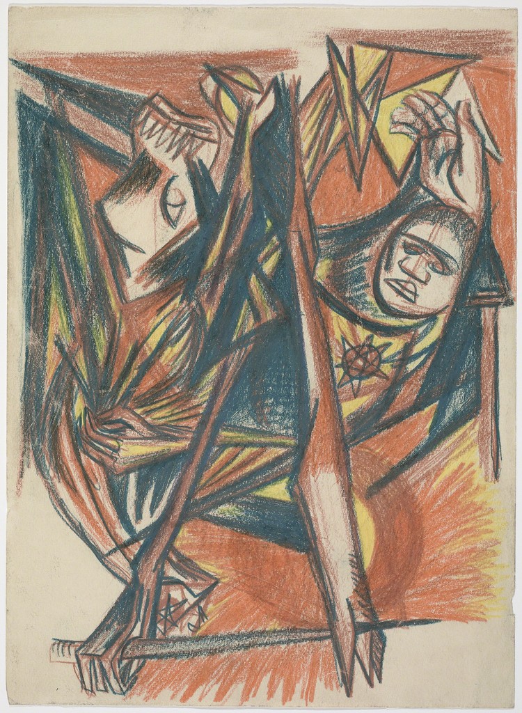 Jackson Pollock Untitled (Psychoanalytic Drawing, Number 4) (1939