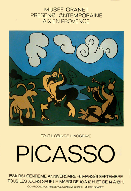 Pablo Picasso, ‘PICASSO 1881 / 1981 CENTIEME ANNIVERSAIRE - MUSEE GRANET’, 1981, Omnibus Gallery