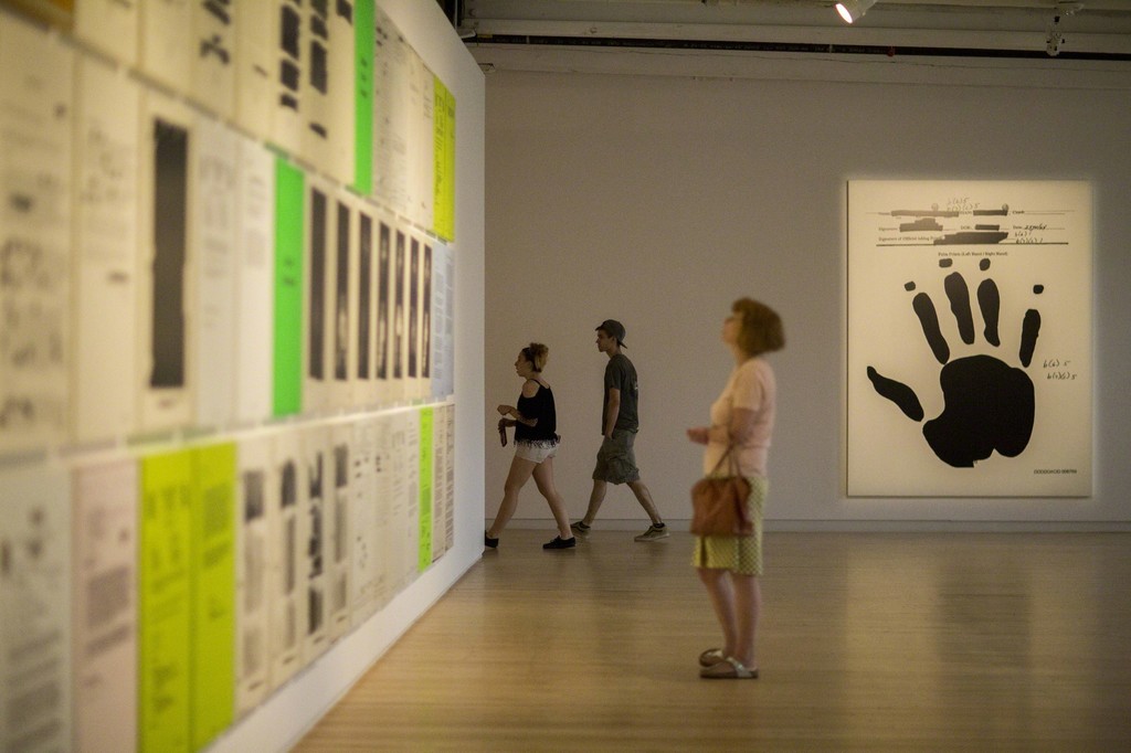 Installation view of Jenny Holzer at MASS MoCA, North Adams, MA (on view beginning May 28, 2017)
All works © Jenny Holzer, member Artists Rights Society (ARS), NY Installation view of Jenny Holzer at MASS MoCA, North Adams, MA (on view beginning May 28, 2017)
All works © Jenny Holzer, member Artists Rights Society (ARS), NY