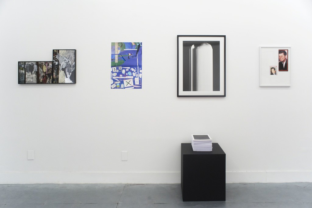 Works by (from left) Hank Willis Thomas, Minstrel Kuik, Vincent Bezoudenhout & Pacifico Silano. Works by (from left) Hank Willis Thomas, Minstrel Kuik, Vincent Bezoudenhout & Pacifico Silano.