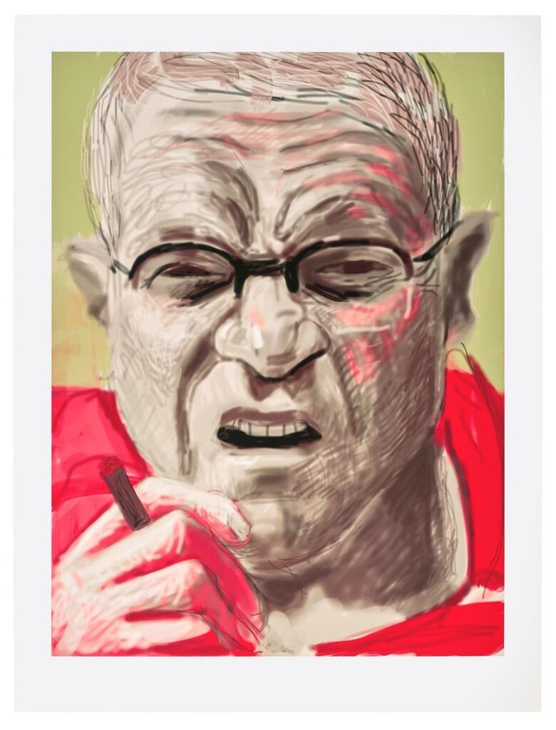 David Hockney - Self Portrait, 13 March 2012