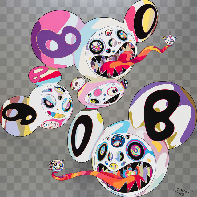 Takashi Murakami, ‘This World and the World beyond’, 2013, Print, Mixed media print, Galerie Raphael