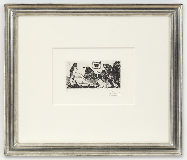Pablo Picasso, ‘Vieux beau saluant très bas une pupille de la Célestine, 26.5.68 II’, 1968, Cristea Roberts Gallery