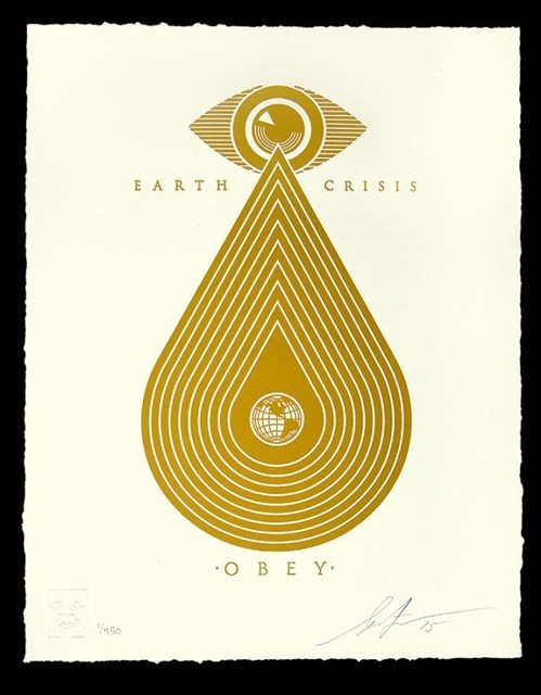 Shepard Fairey, ‘Earth Crisis letterpress’, 2015, AYNAC Gallery