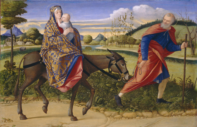 Vittore Carpaccio, ‘The Flight into Egypt’, ca. 1515, National Gallery of Art, Washington, D.C.
