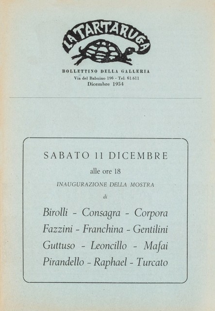 Various Artists, ‘Bollettino’, Finarte