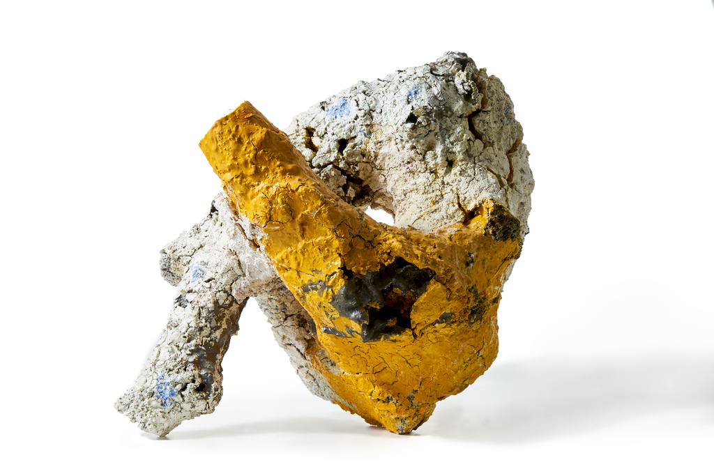 Aneta Regel, Duet, 2018, Glazed stoneware, porcelain, and mixed media, 20.08h x 16.93w x 18.50d in Aneta Regel, Duet, 2018, Glazed stoneware, porcelain, and mixed media, 20.08h x 16.93w x 18.50d in