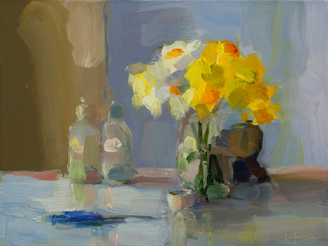 Christine Lafuente, ‘Daffodils, Bottles, and Scissors’, 2017, Somerville Manning Gallery
