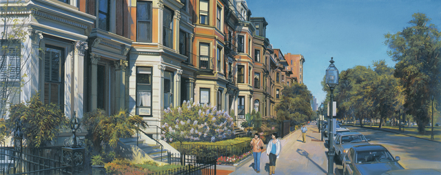 Joel Babb, ‘On Commonwealth Ave.’, 2009, Painting, Oil on linen, Vose Galleries