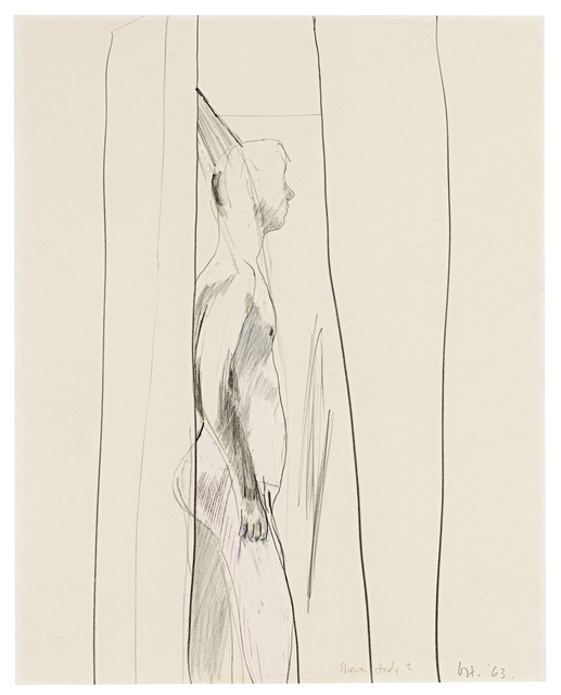 David Hockney, ‘Shower Study II’, 1963, DELAHUNTY