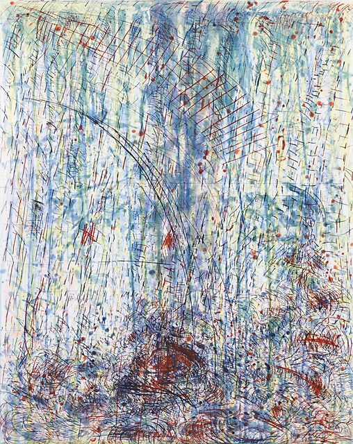 Pat Steir | Waterfall (1988) | Artsy