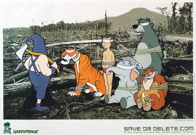 Banksy, ‘Save or Delete (Greenpeace Print)’, 2002, Roseberys