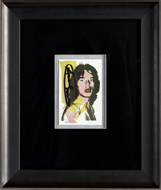 Andy Warhol, ‘Mick Jagger FS.II.143 Gallery Invitation Announcement’, 1975, Modern Artifact