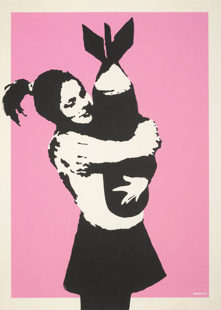 Banksy, ‘Bomb Hugger’, 2003, Reem Gallery