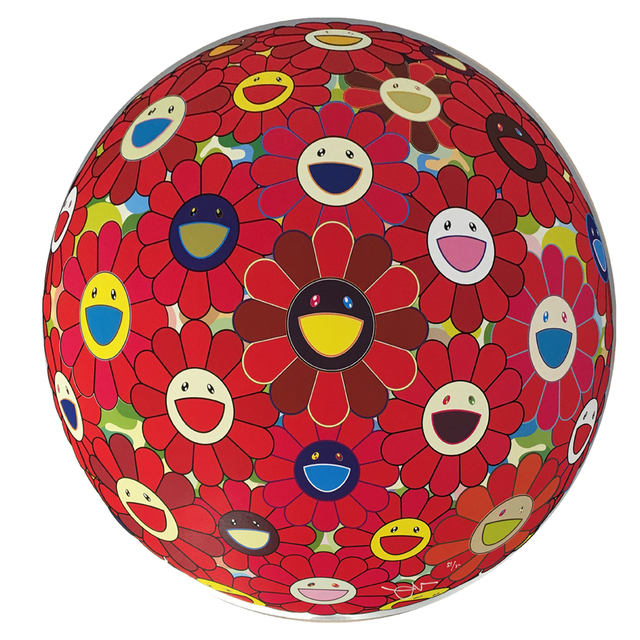 Takashi Murakami, ‘Red Flowerball (3D)’, 2013, Hamilton-Selway Fine Art Gallery Auction