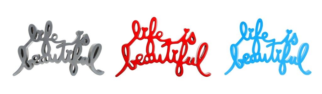 Life Is Beautiful sculptures by Mr. Brainwash Life Is Beautiful sculptures by Mr. Brainwash