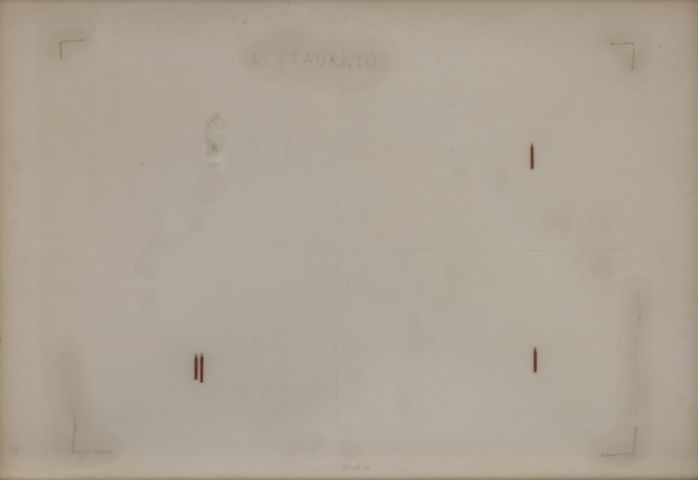 Pier Paolo Calzolari, ‘Senza Titolo’, 1973, Drawing, Collage or other Work on Paper, Mixed media and assemblage on paper, Itineris
