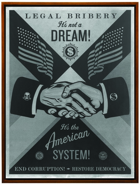 Shepard Fairey (OBEY), ‘End Corruption’, 2015, Underdogs Gallery