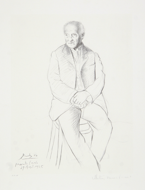 Pablo Picasso, ‘Portrait du Maître de Ballet de la Scala de Milan, 1925’, 1979-1982, Print, Lithograph on Arches paper, RoGallery