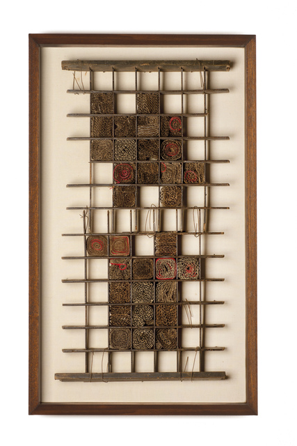 Verónica Vázquez, ‘Typography Drawer, Thread, Cardboard I’, 2013, Piero Atchugarry Gallery