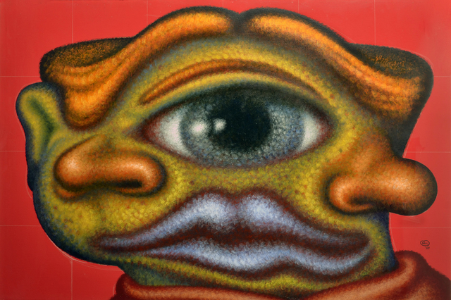 Peter Saul, ‘Cyclops’, 1989, Painting, Acrylic on paper, Hieronymus