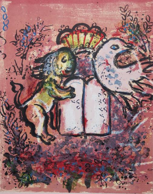 Marc Chagall, ‘The Tables of The Law’, 1962, Print, Original Color Lithograph, Inviere Gallery