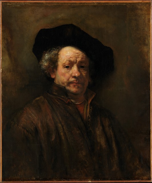 Rembrandt van Rijn, ‘Self-Portrait’, 1660, The Metropolitan Museum of Art