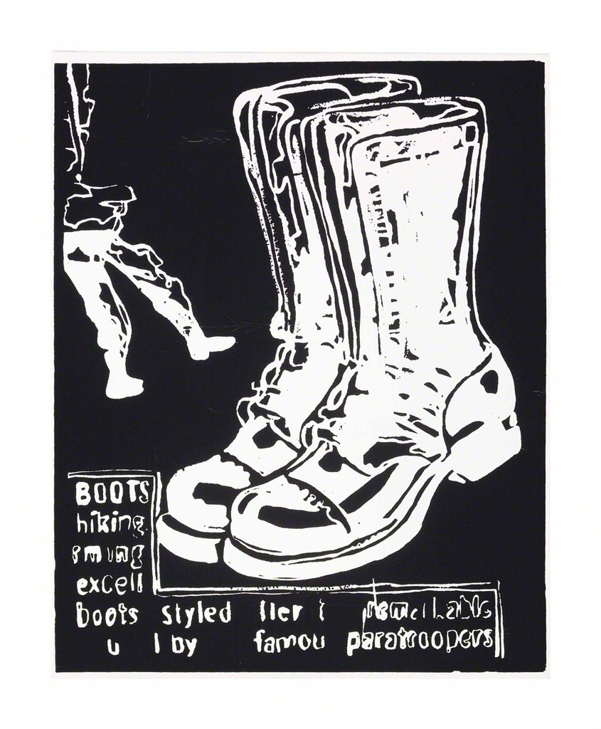 Andy Warhol - Paratrooper Boots (Negative)