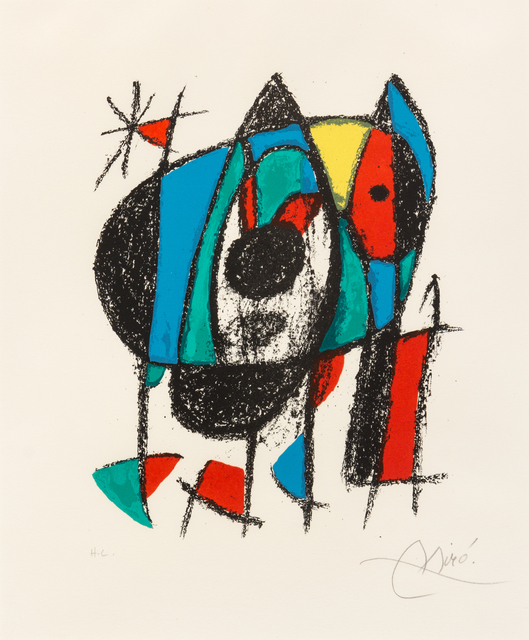 Joan Miró, ‘Untitled (from Miro Lithographe II)’, 1975, Hindman
