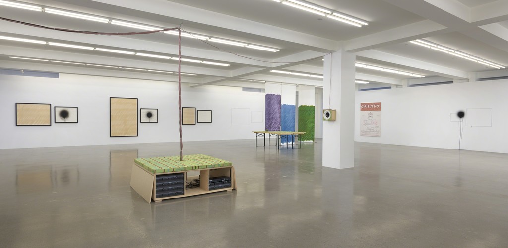 Stephen Prina, galesburg, illinois+ , installation view, Sprüth Magers, Los Angeles, May 12 – August 11, 2018; Courtesy the artist; Galerie Gisela Capitain, Cologne; Petzel Gallery, New York; and Sprüth Magers; Photography: Robert Wedemeyer Stephen Prina, galesburg, illinois+ , installation view, Sprüth Magers, Los Angeles, May 12 – August 11, 2018; Courtesy the artist; Galerie Gisela Capitain, Cologne; Petzel Gallery, New York; and Sprüth Magers; Photography: Robert Wedemeyer