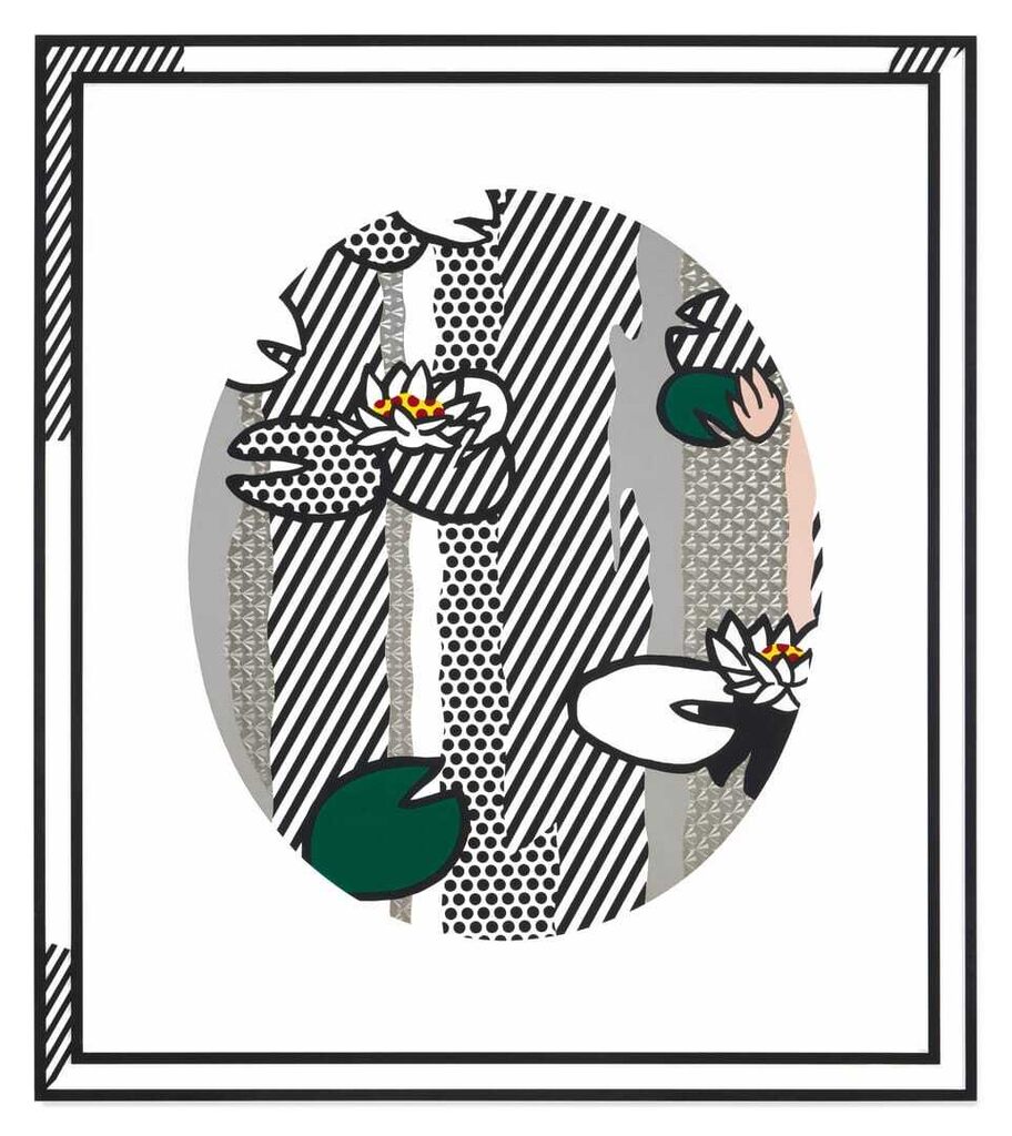 Roy Lichtenstein - Water Lilies - Pink Flower