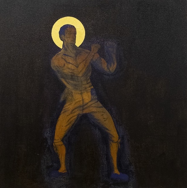 Godfried Donkor, ‘St’, 2019, Painting, Oil, Acrylic and gold leaf on linen, Gallery 1957