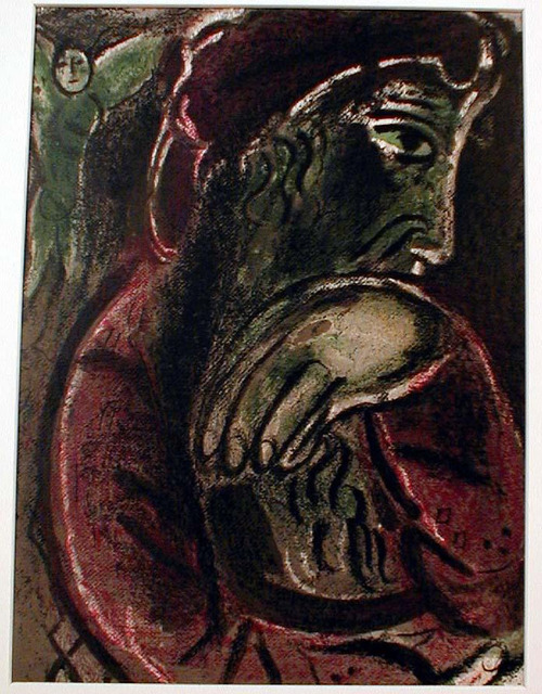 Marc Chagall, ‘Job in Despair’, 1960, Print, Lithograph, Galerie d'Orsay