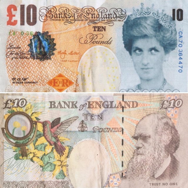 Banksy, ‘Di-faced Tenner’, 2004, Lougher Contemporary