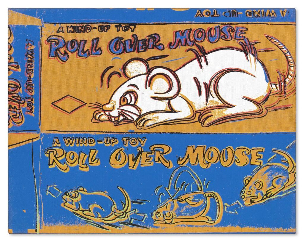 Andy Warhol - Roll Over Mouse (Toy Painting)