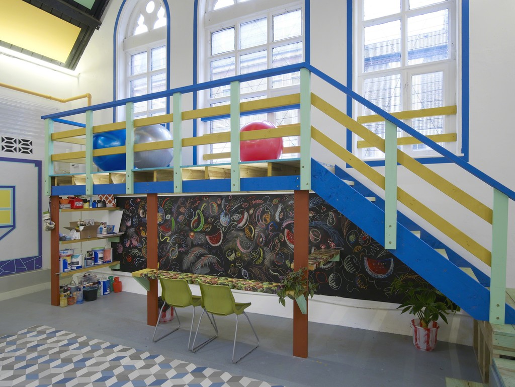 Sol Calero: La Escuela del Sur at Studio Voltaire, London. Courtesy of the artist and Laura Bartlett Gallery, London. Sol Calero: La Escuela del Sur at Studio Voltaire, London. Courtesy of the artist and Laura Bartlett Gallery, London.