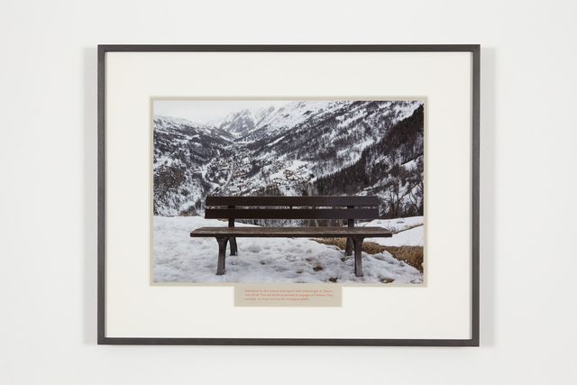 Sophie Calle, ‘A l'espère / Sommet’, 2017, Photography, Digital photograph, aluminum, frame, Perrotin