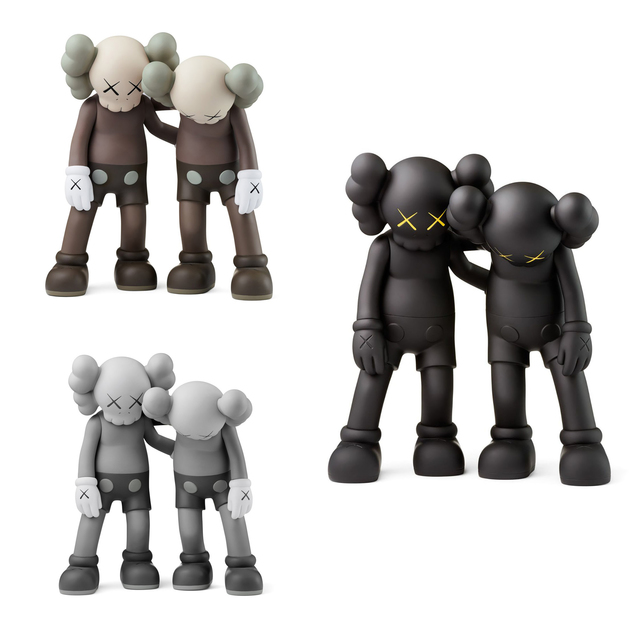 KAWS, ‘KAWS Along The Way complete set of 3 ’, 2019, Sculpture, Painted Cast Resin Vinyl Figures, Lot 180