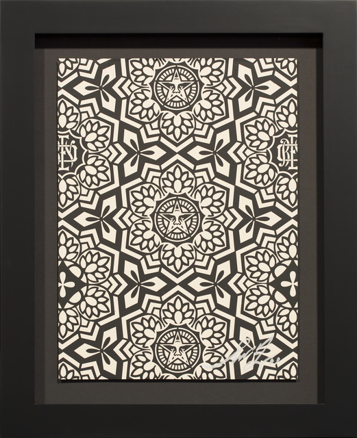 Shepard Fairey, ‘YEN PATTERN (BLACK)’, 2007, Rudolf Budja Gallery