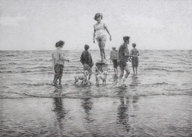 Concha Martínez Barreto, ‘Series The Journey’, 2018, Drawing, Collage or other Work on Paper, Graphite on paper, Victor Lope Arte Contemporaneo