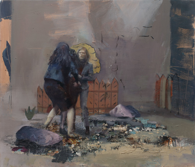 Daniel Pitin, ‘Fighters’, 2018, Painting, Mixed media on canvas, Charim Galerie