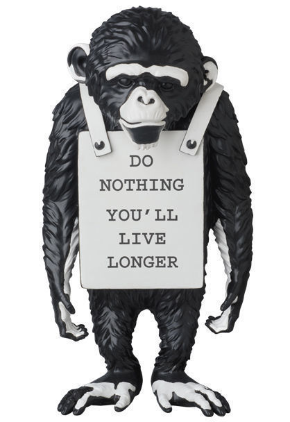 Banksy, ‘Monkey Sign Black’, 2016, Dope! Gallery