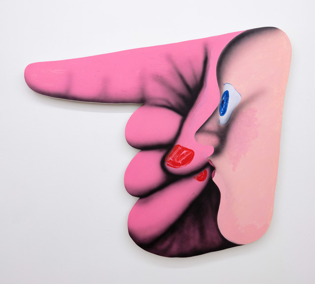 James English Leary, ‘Pointer (6)’, 2020, Painting, Acrylic on shaped panel, Nina Johnson