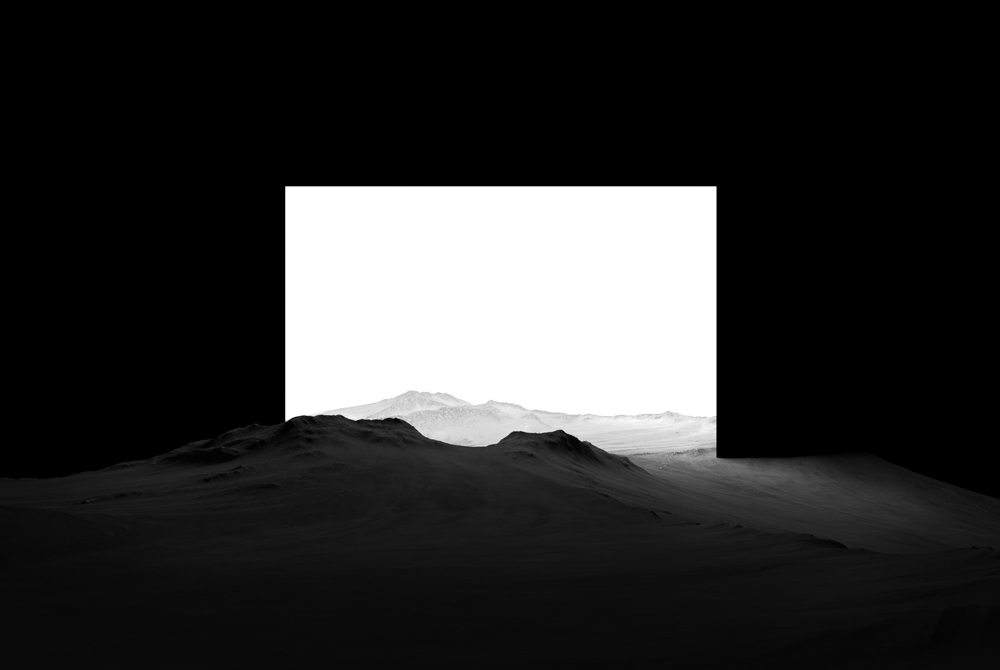 Nicolas Feldmeyer, Even After All 5, 2014, Black and white lambda print on resin coated paper, mounted on aluminium, 67 x 100 cm Nicolas Feldmeyer, Even After All 5, 2014, Black and white lambda print on resin coated paper, mounted on aluminium, 67 x 100 cm