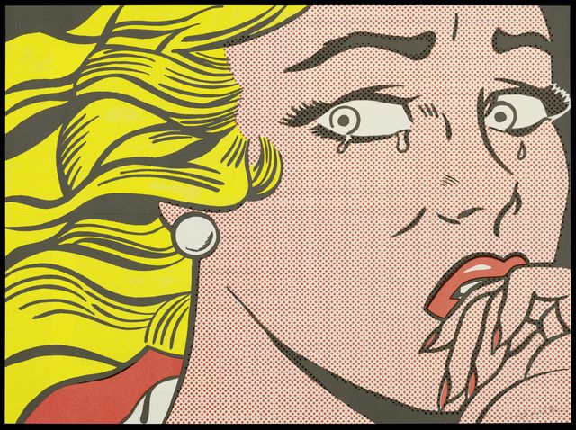 Roy Lichtenstein, ‘Crying Girl’, 1963, Print, Colour offset, invitation card, Koller Auctions
