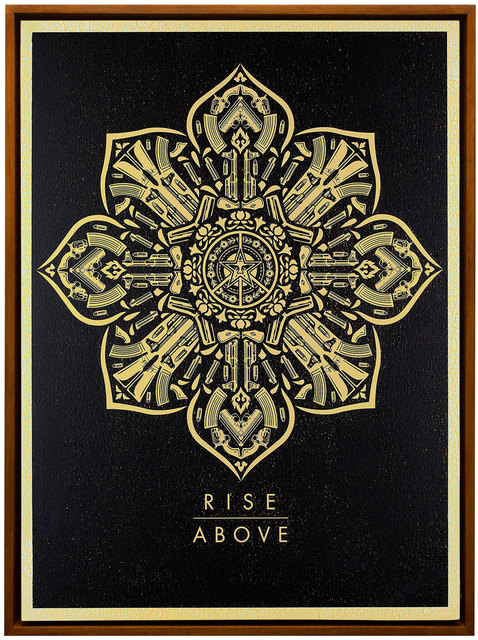 Shepard Fairey, ‘Raise The Caliber (Rise Above)’, 2015, Black Book Gallery