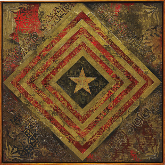 Shepard Fairey (OBEY), ‘Power & Glory Flag 1’, 2014, Phillips