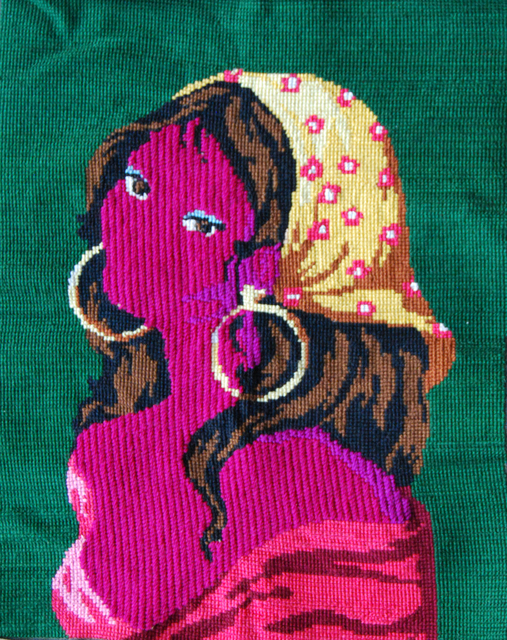 Matt Smith, ‘Gitane’, 2021, Textile Arts, Reworked textile with wool, Cynthia Corbett Gallery